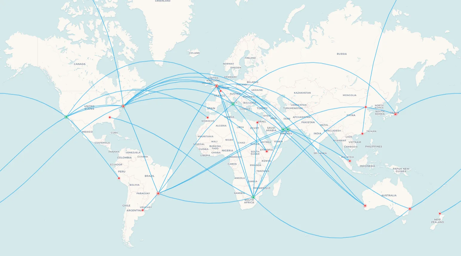 Aeropuertos con Vuelos Directos a Todos los Continentes (Guía 2026)