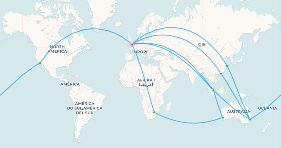 De Australia a Europa sin pasar por el Medio Oriente: Rutas alternativas en 2026