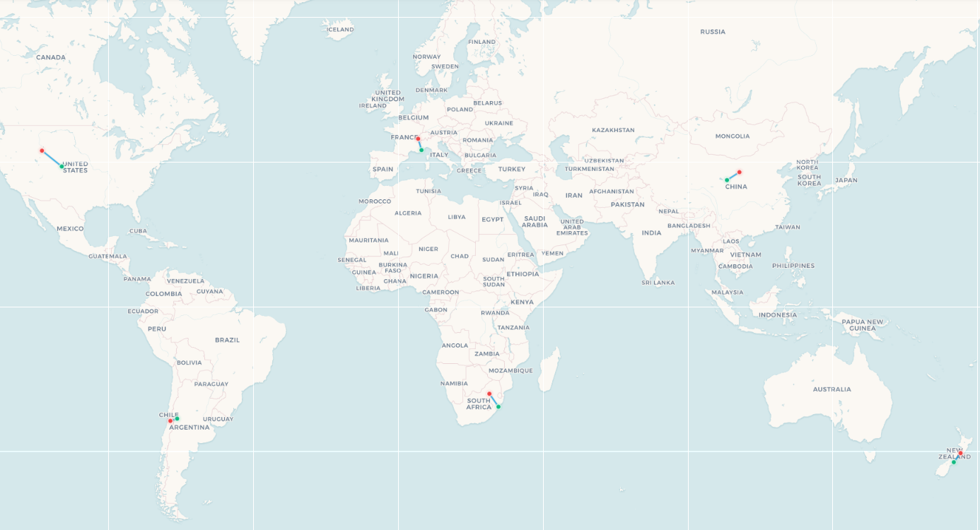 La ruta de vuelo más turbulenta de cada continente (datos 2025)
