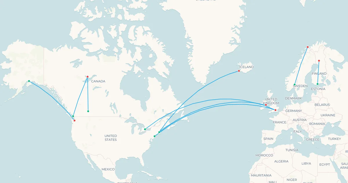 Best Flights to See the Northern Lights (and Which Side to Sit On) [2026]