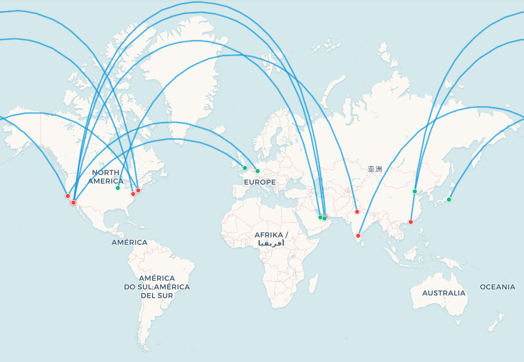 Rutas de vuelo transpolares: Volando sobre el techo del mundo [2026]